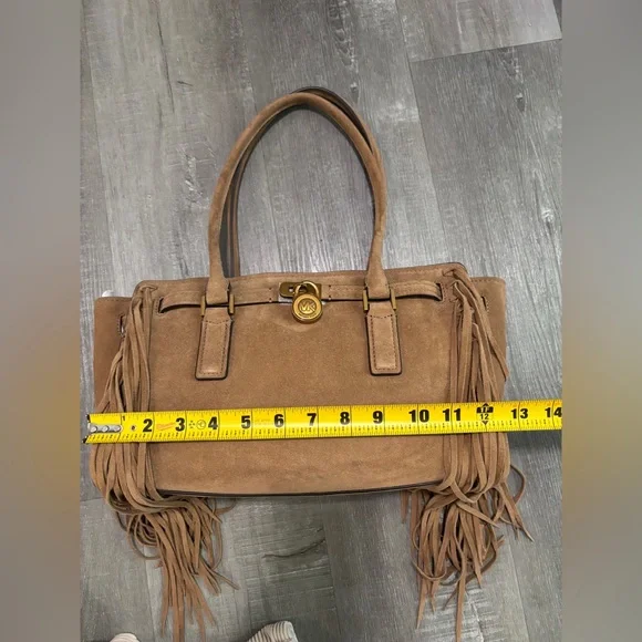 MICHAEL Michael Kors Hamilton Moderne Medium Leather East West Shoulder Tote - Picture 10 of 10